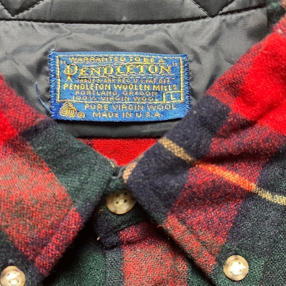 Vintage Pendleton Button Down Gorp Shirt - image 4